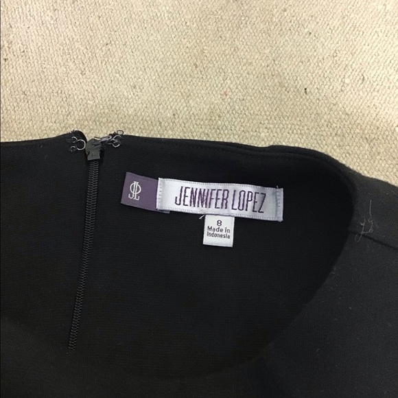 Jennifer Lopez black Dress Sz. 8 - Picture 9 of 10